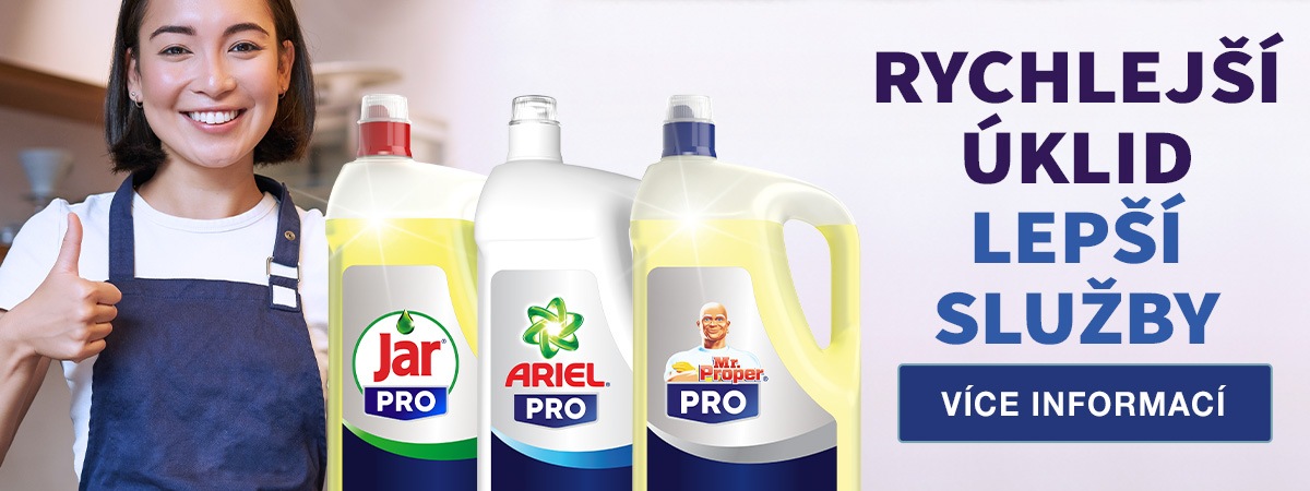 Rychlejší úklid s P&G Professional