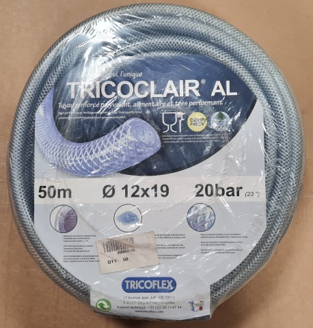 Reinforced PVC hose 12x18, (price per meter) coil 50 M