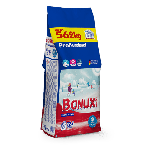 Bonux Professional prací prášek 3v1 125 PD/8,12 kg