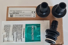 Quick fit Streight Hosebarb 12mm 1/2: Kit 3 pcs
