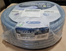 Reinforced PVC hose coil ID12 X OD18 50m (Price / m)
