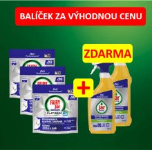 Balíček 3x Jar kapsle Platinum 90ks + 2x Jar silný odmašťovač 750ml ZDARMA