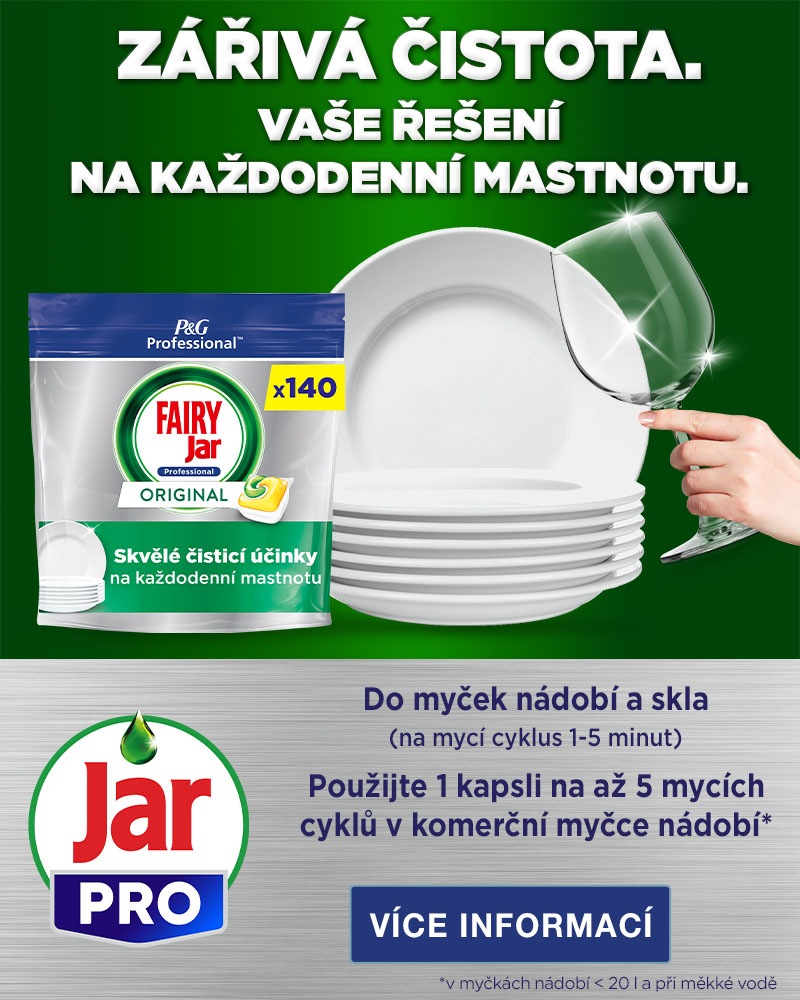 Jar Professional kapsle do myček Original 140 ks